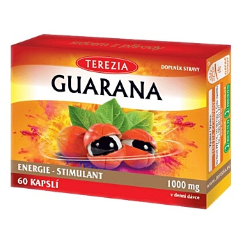 TEREZIA Guarana 60 kapslí (Na energii, při únavě) - Vícesložkové