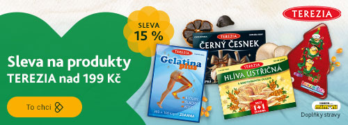 TEREZIA Vánoční nabídka sleva 15%