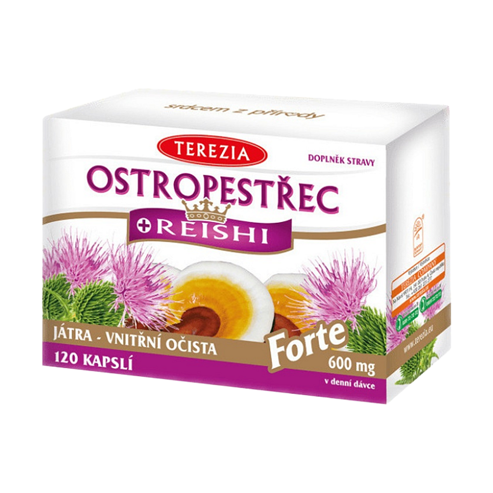 TEREZIA Ostropestřec+Reishi Forte cps.120