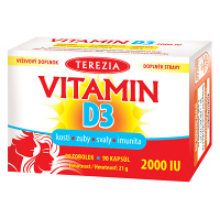 TEREZIA Vitamin D3 2000 IU 90 tobolek
