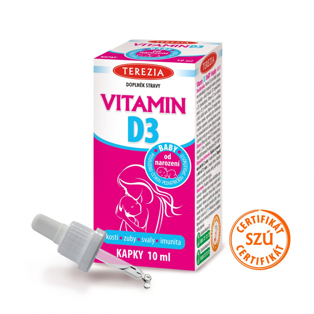 Obrázek TEREZIA Vitamin D3 BABY kapky 10 ml