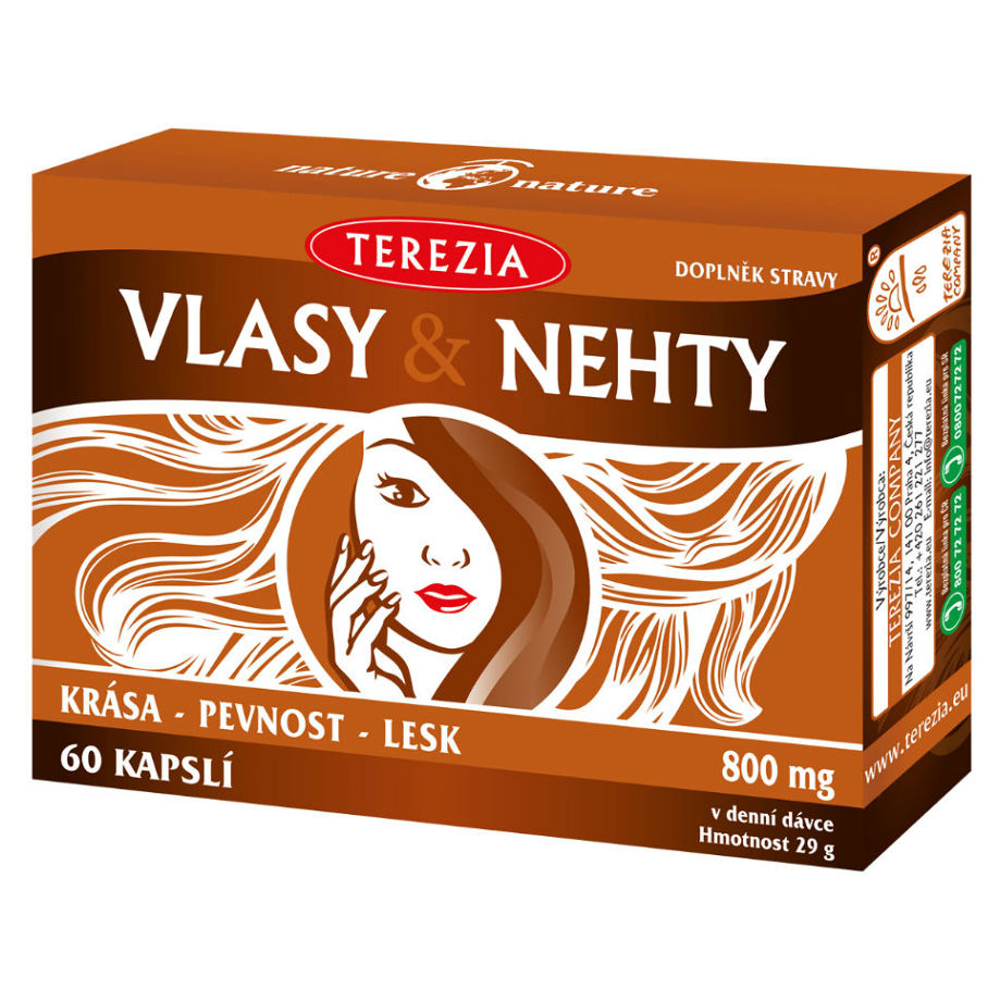 E-shop TEREZIA Vlasy & nehty 60 kapslí