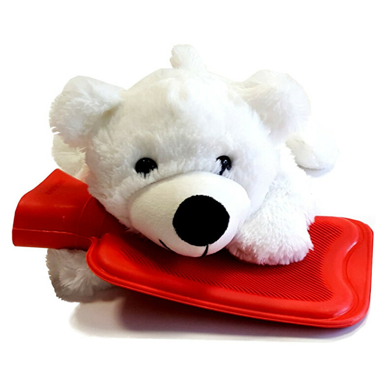 E-shop SANITY Dětský plyšový termofor lední medvěd 0,6 l