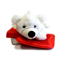 SANITY Dětský plyšový termofor lední medvěd 0,6 l