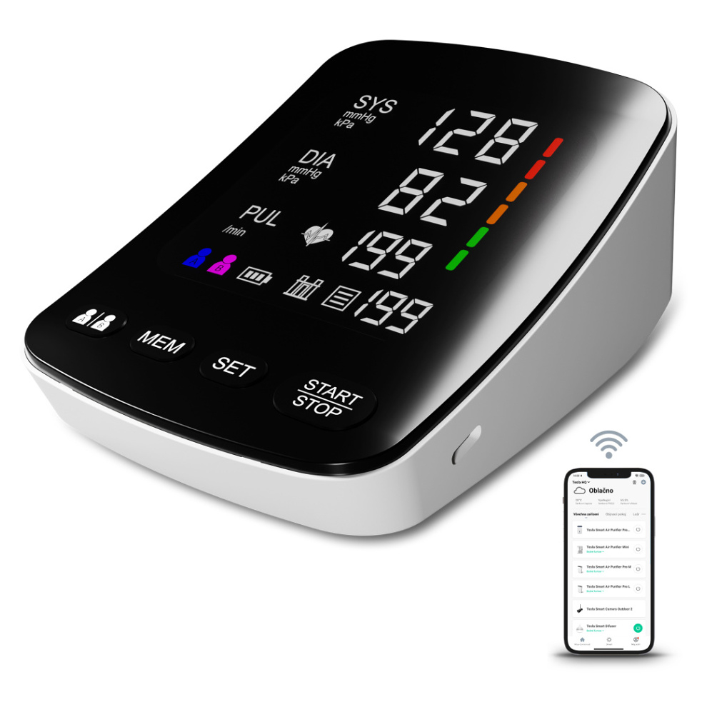 E-shop TESLA SMART Blood Pressure monitor krevního tlaku