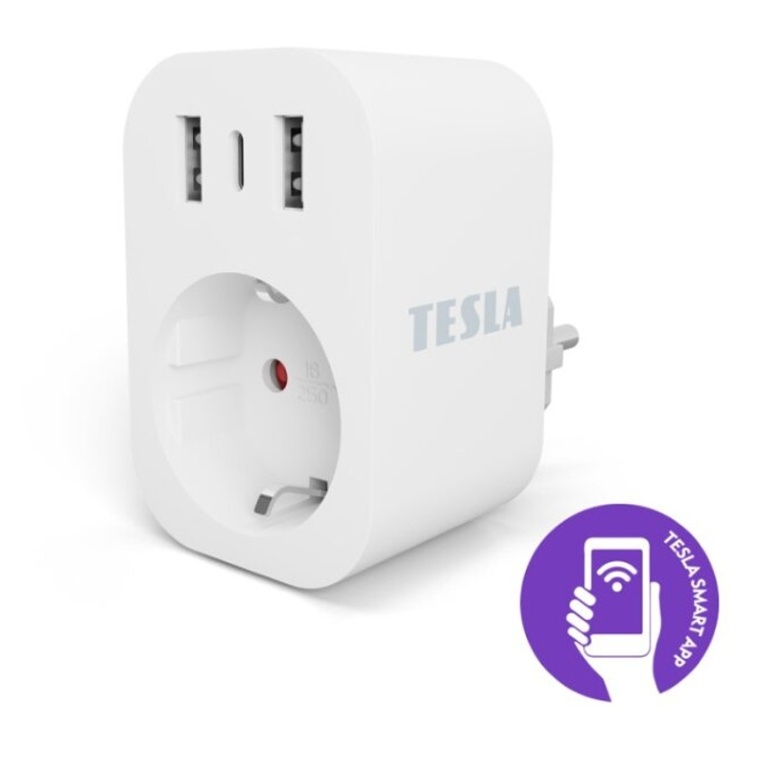 E-shop TESLA Smart Plug SP300 3 USB chytrá zásuvka