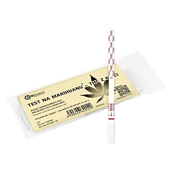 IVD BIOTECH Test na marihuanu (THC) z moči 10 kusů (Drogové testy) - Drogové