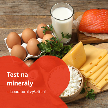Test na minerály - laboratorní vyšetření (Stanovení hladiny vitamínů a minerálů)