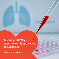 Test na protilátky - pneumokok laboratorní vyšetření