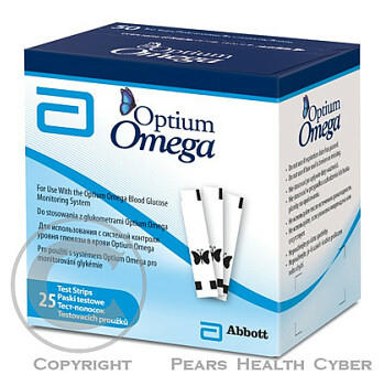 Test.proužky Optium Omega 25ks