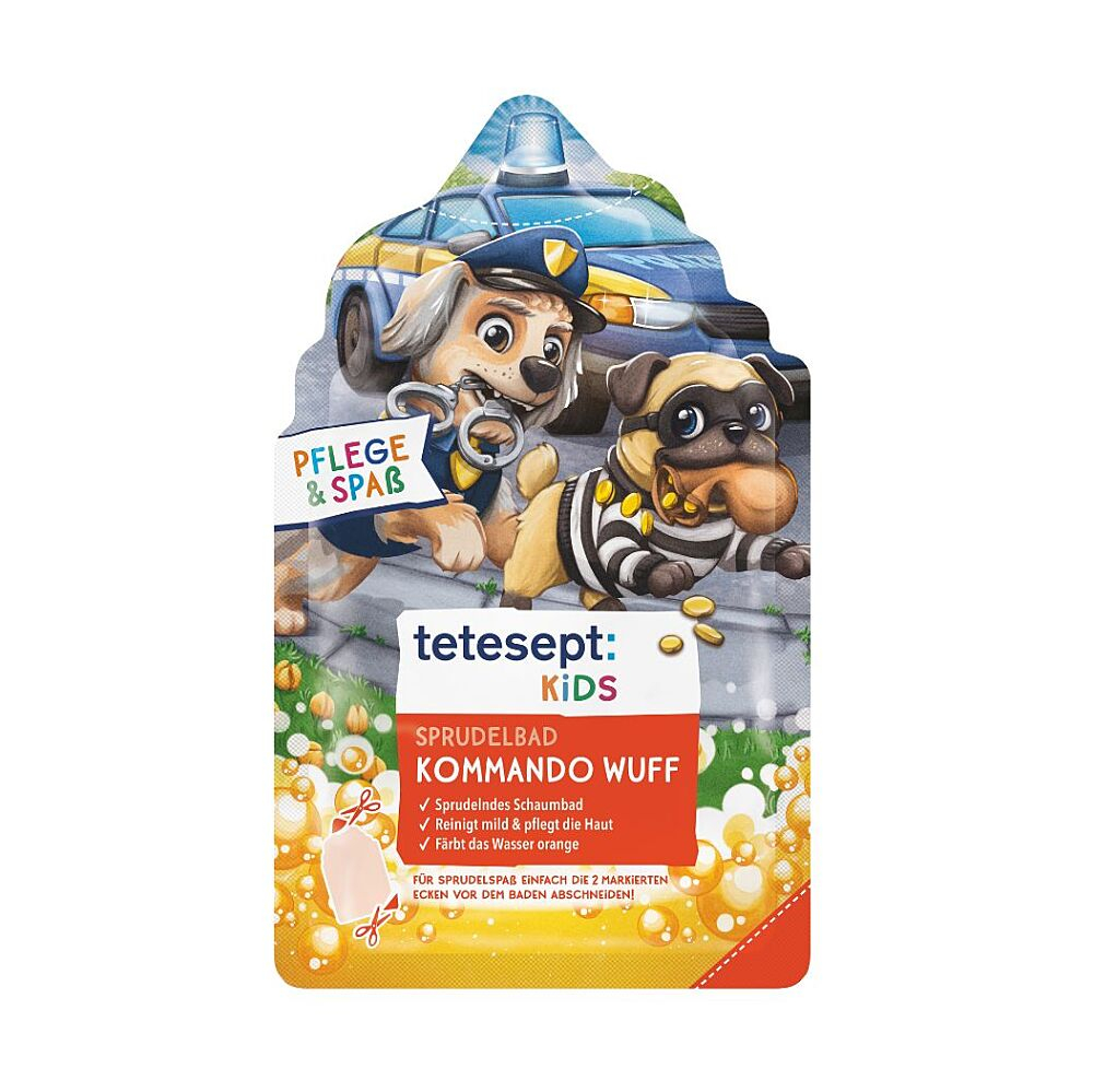 Tetesept Kids Šumivá koupel Psí komando 40 g