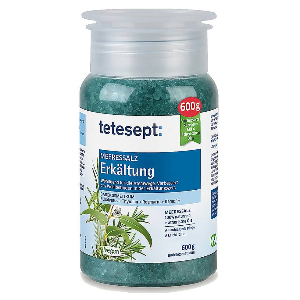 E-shop TETESEPT Koupelová sůl Nachlazení 600 g