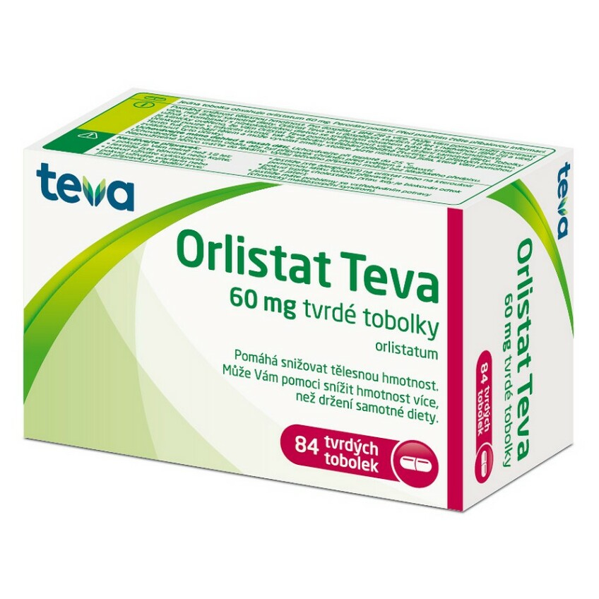 E-shop TEVA Orlistat 60 mg 84 kapslí