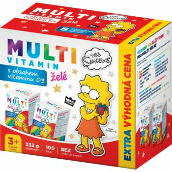 REVITAL The Simpsons Multivitamin 2 x 50 želé