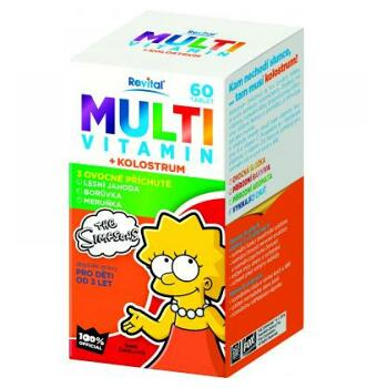 REVITAL The Simpsons Multivitamin + kolostrum 60 tablet