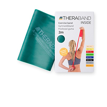THERA-BAND Posilovací guma silná zelená 2 m (Posilovací gumy na cvičení)
