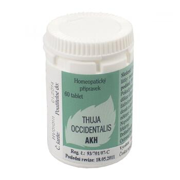AKH Thuja occidentalis 60 tablet (Jednosložková) - Homeopatické