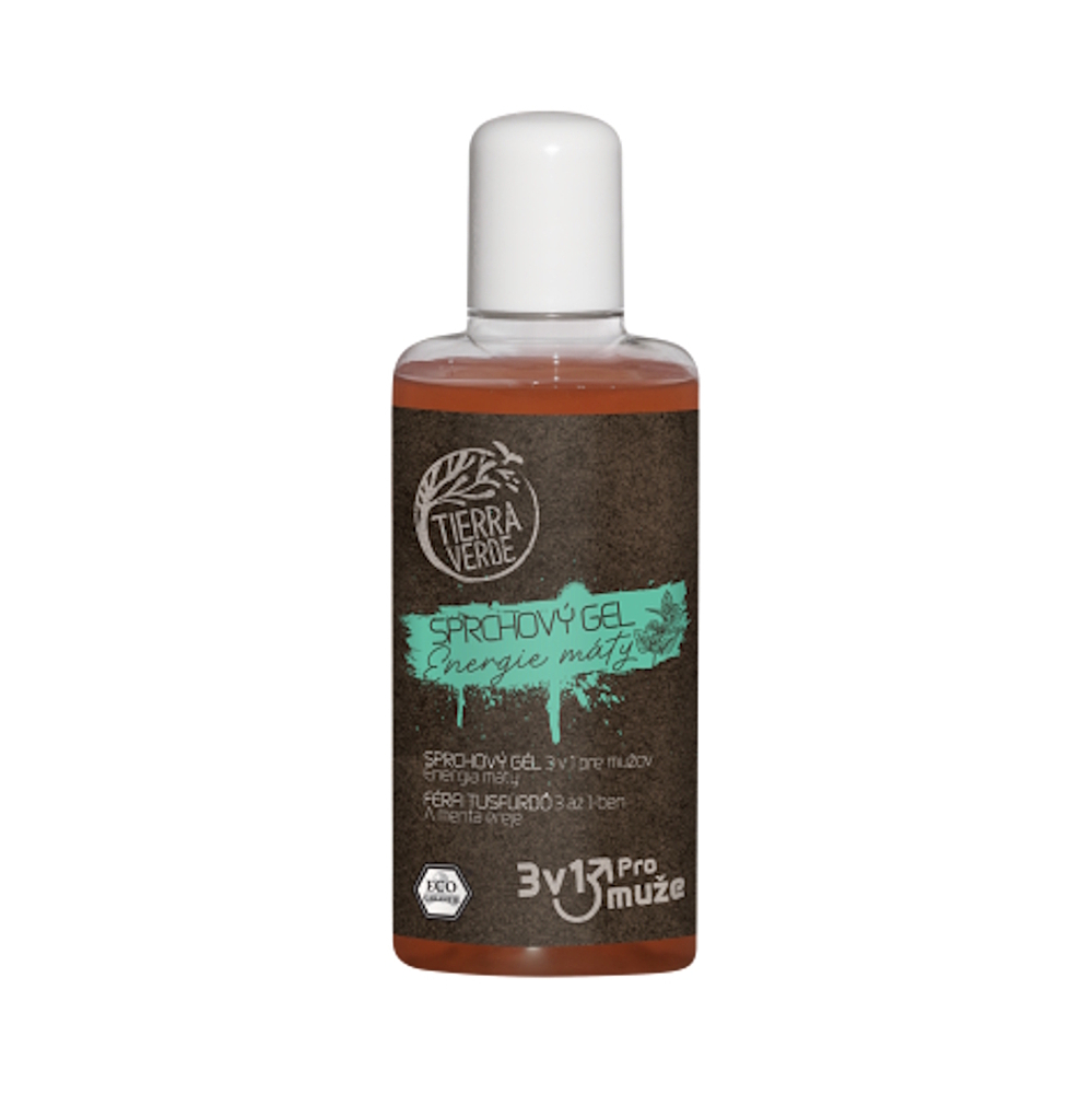 TIERRA VERDE Pánský sprchový gel 3 v 1 Energie máty 110 ml