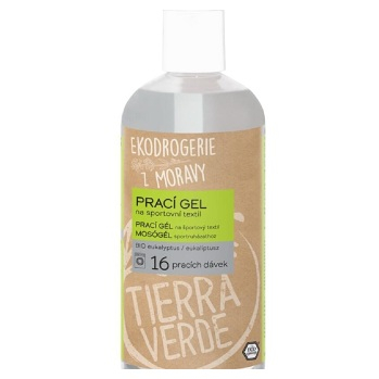 TIERRA VERDE Prací gel na funkční textil s BIO eukalyptem 500 ml (Ekologické prací prostředky) - Ekologické