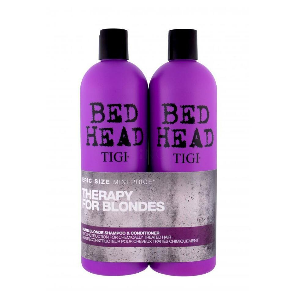 E-shop TIGI Bed Head Dumb Blonde šampon 750 ml + kondicionér 750 ml