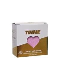 TIMME CBD Růže koupelová bomba srdce 100 g