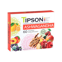 TIPSON Ashwagandha kazeta bylinný čaj BIO 60 sáčků