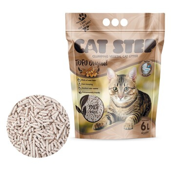 TOMMI Cat Step Tofu Original podestýlka 2,7 kg/6 l (Úklid po kočkách a kočičí záchody)