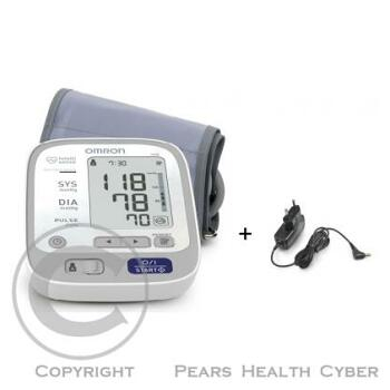 Tonometr digitální OMRON M6W s CW manžetou + ZDROJ (SET) (Akce) - Pažní, Elektrické