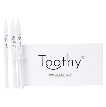 TOOTHY Gel Kit doplňující gely na bělení zubů 3 kusy na 6 dní (Gely a bělicí sady)