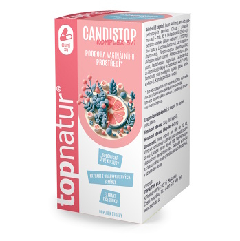 TOPNATUR Candistop 60 tablet (Vláknina, psyllium) - Přírodní