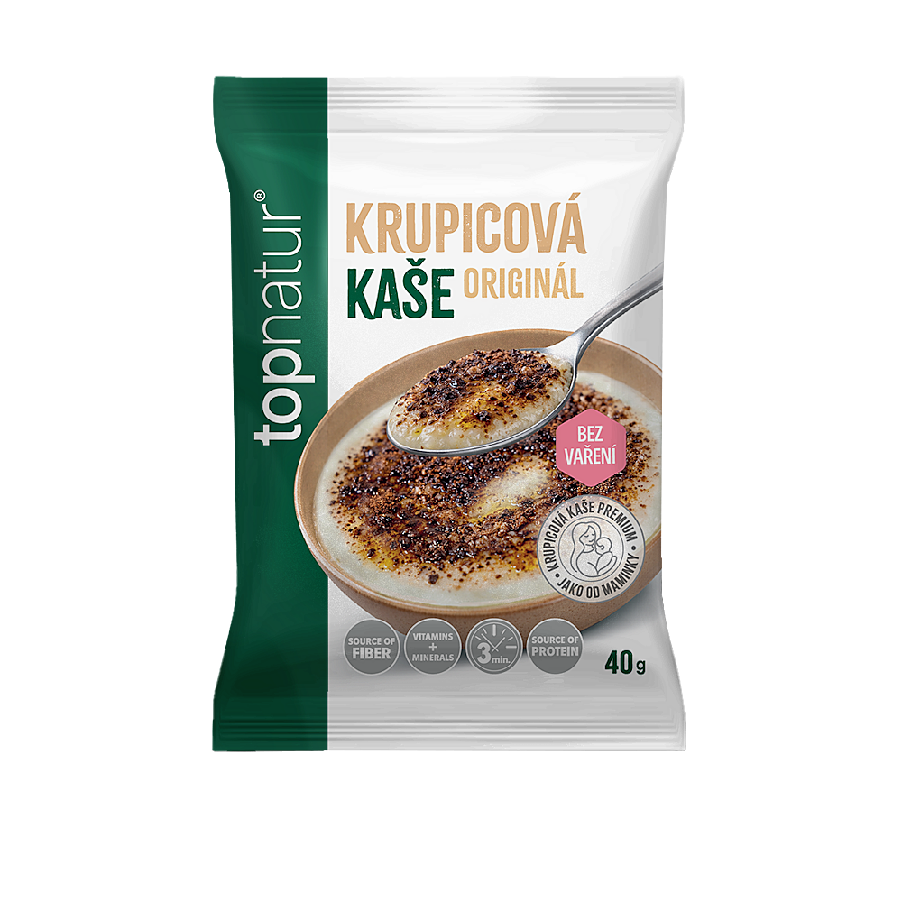 TOPNATUR Krupicová kaše originál 40 g