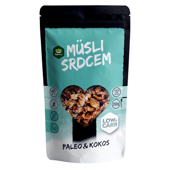 TOPNATUR Low carb müsli srdcem 350 g (Müsli směsi) - Nízkosacharidové (Low Carb)