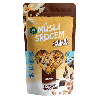 TOPNATUR Müsli srdcem extreme chocolate 350 g (Müsli směsi) - Vícesložkové