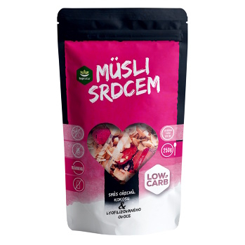 TOPNATUR Müsli srdcem Low Carb mix 250 g (Müsli směsi) - Nízkosacharidové (Low Carb)