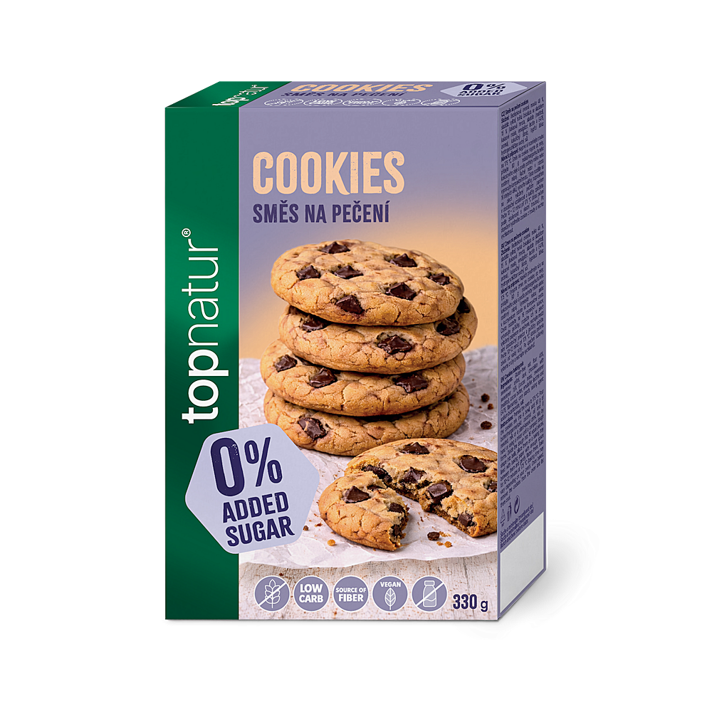 TOPNATUR No added sugar směs na cookies 330 g