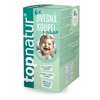 TOPNATUR Ovesná koupel s olejem z konopí 6x30 g (Koupelové pěny)