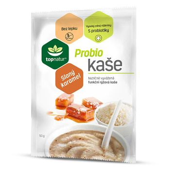 TOPNATUR Probio kaše slaný karamel 50 g (Probiotické kaše) - Slané, Instantní