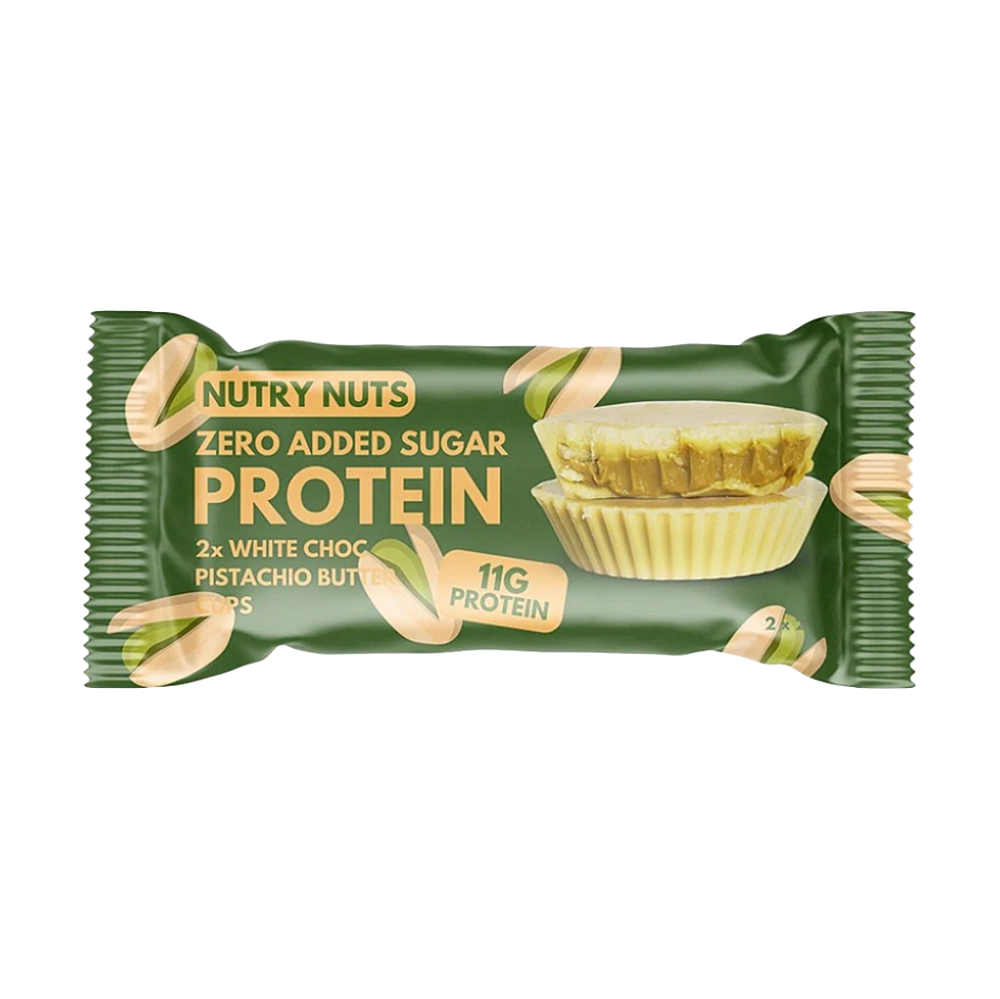 TOPNATUR Proteinové košíčky bílá čokoláda s pistáciemi 2 x 21 g