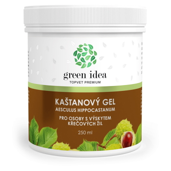 GREEN IDEA Kaštanový gel 250 ml (Masážní gely, roztoky)