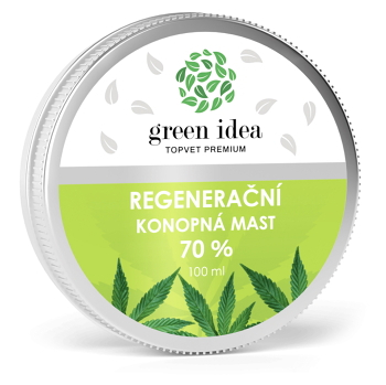 GREEN IDEA Regenerační konopná mast 70% 100 ml (Tělové masti)