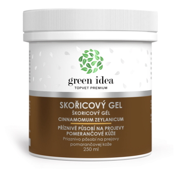 GREEN IDEA Skořicový gel 250 ml (Masážní gely, roztoky)