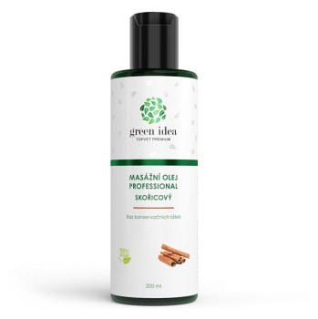 GREEN IDEA Skořicový masážní olej 200 ml (Masážní oleje)
