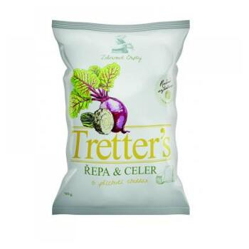 TRETTERS Zeleninové bezlepkové Chipsy Cheddar 90 g