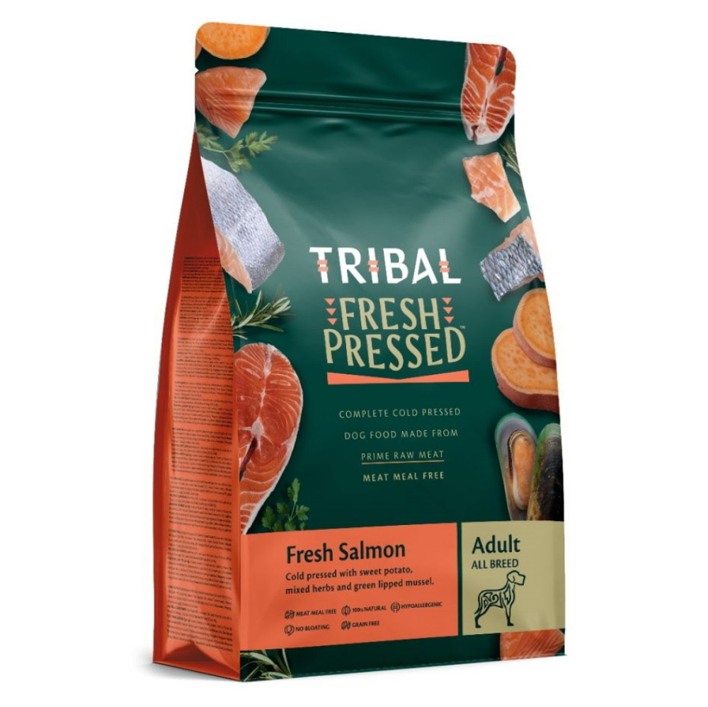 Levně TRIBAL Fresh Pressed Salmon Adult granule pro psy 1 ks, Hmotnost balení: 2,5 kg