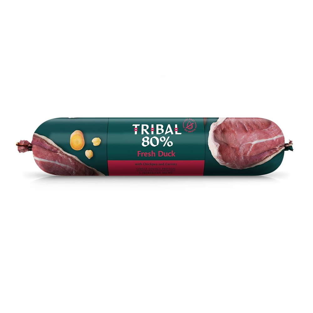 E-shop TRIBAL 80% Fresh Duck salám pro psy 1 ks, Hmotnost balení: 750 g