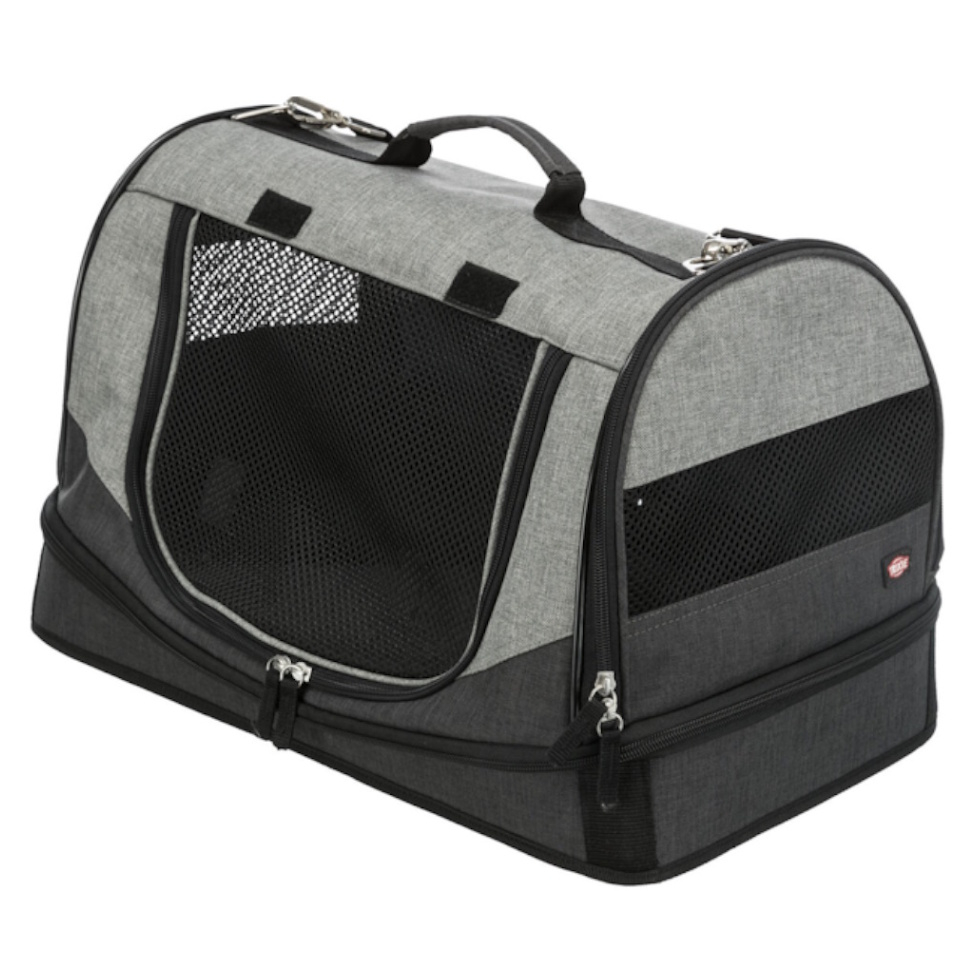 Levně TRIXIE Holly transportní taška na psa do 15 kg černo/šedá 50x30x30 cm