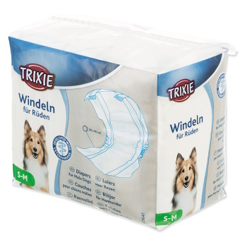 TRIXIE Plena pooperační pro psy S–M 30–46 cm 12 ks (Absorpční podložky a pleny pro psy)