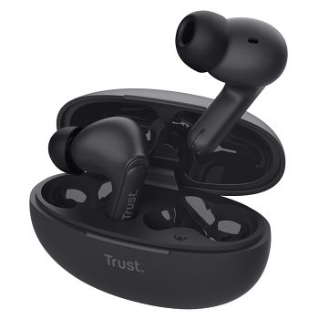 TRUST Yavi ENC bluetooth sluchátka špunty černá (Sportovní sluchátka)