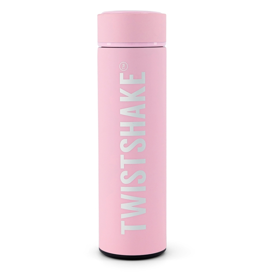 E-shop TWISTSHAKE Termoska pastelově růžová 420 ml
