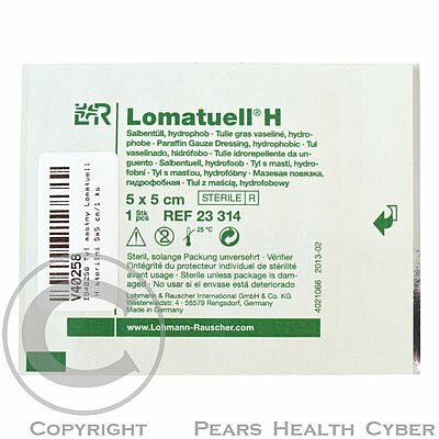 Tyl mastný Lomatuell H sterilní 5x5 cm/1 ks